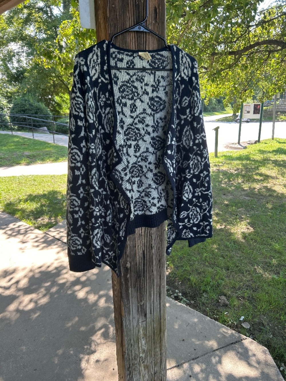 Open front cardigan